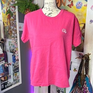 Pink obey t shirt